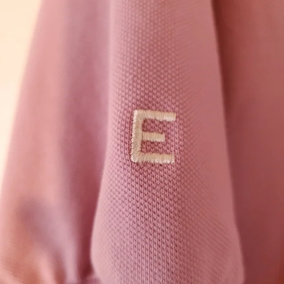 Everlane Mauve Polo Shirt Collar Organic Cotton Size Small Women NWT - Picture 7 of 9